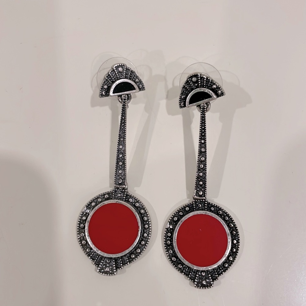 New Art Deco dangle earrings
